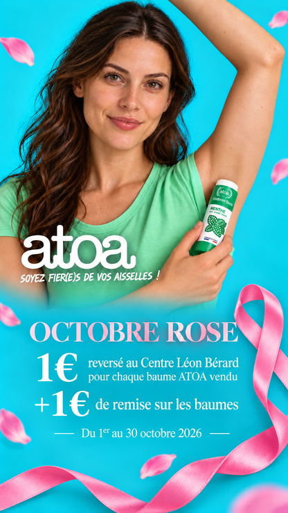 ATOA - Déodorant Baume Menthe certifié COSMOS NATURAL