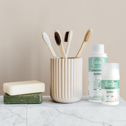 ATOA - Lot Roll-on + Recharge déodorant Bambou - COSMOS ORGANIC