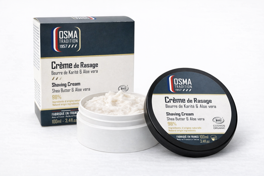 OSMA TRADITION - Crème de Rasage certifiée COSMOS ORGANIC