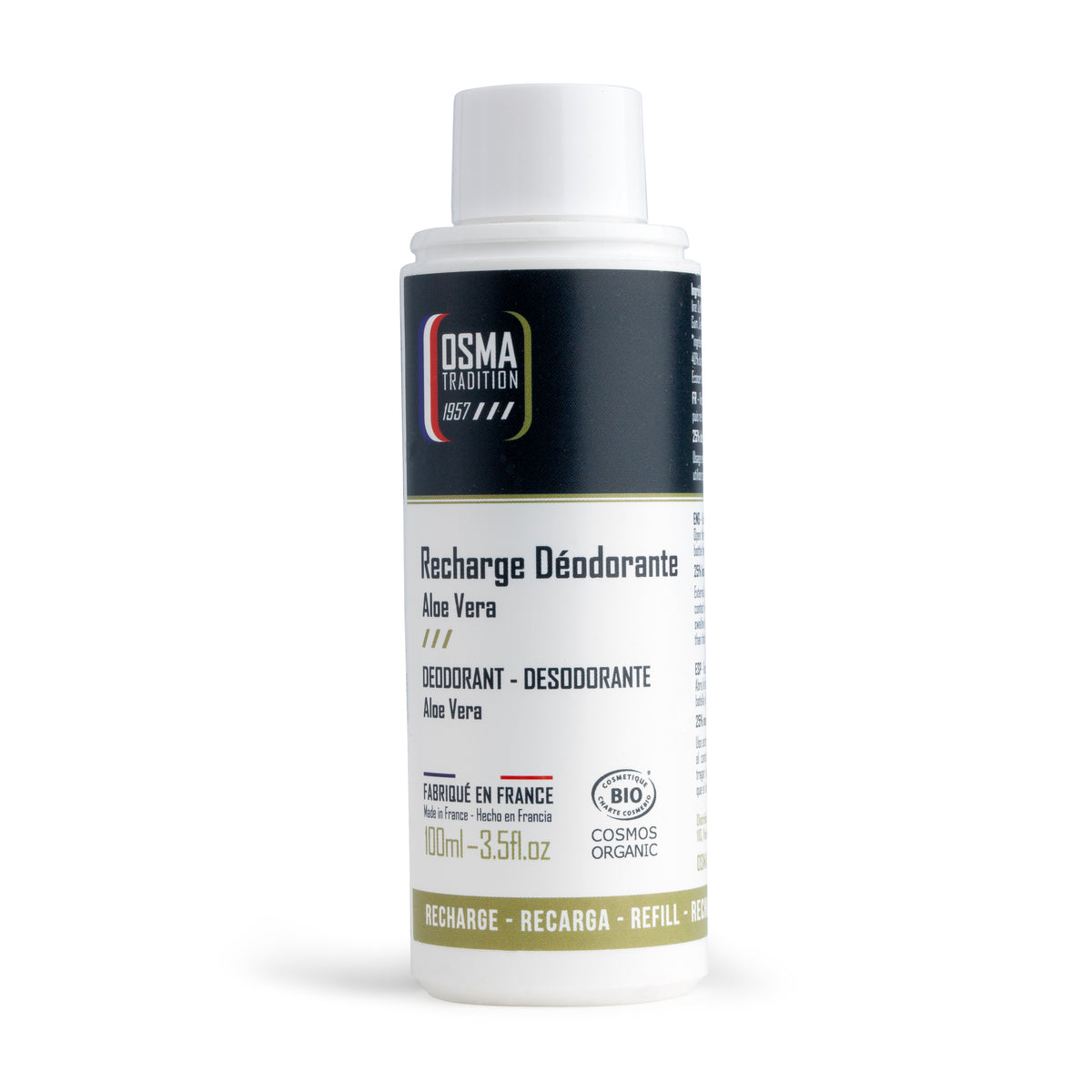 OSMA TRADITION - RECHARGE Roll on déodorant Rechargeable certifié COSMOS ORGANIC