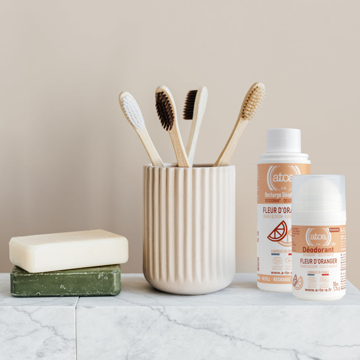 ATOA - RECHARGE Roll on déodorant Fleur d'Oranger - COSMOS ORGANIC