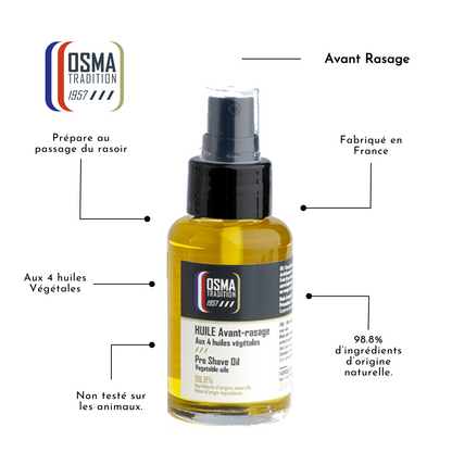 OSMA TRADITION - Coffret N°2 - Rasage