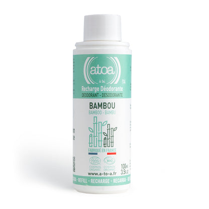 ATOA - RECHARGE Roll on déodorant Bambou - COSMOS ORGANIC