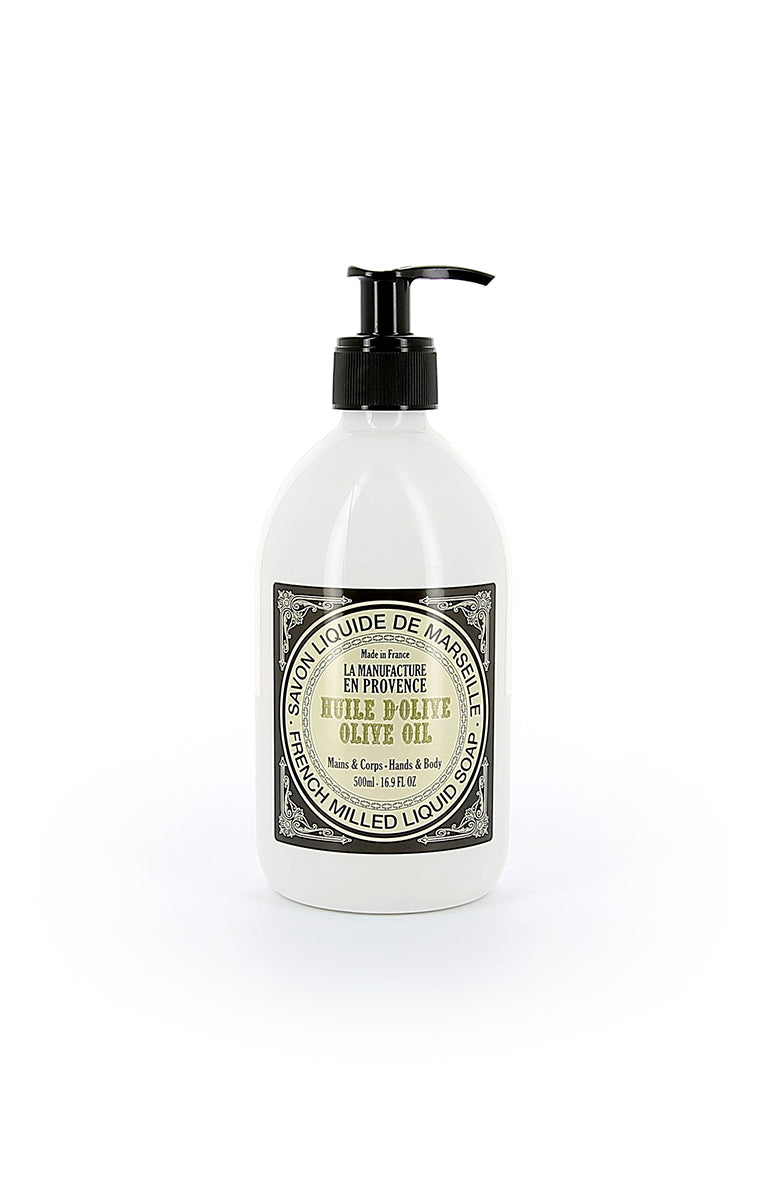 LA MANUFACTURE EN PROVENCE - Savon de Marseille Liquide certifié ECOCERT - Huile d'Olive