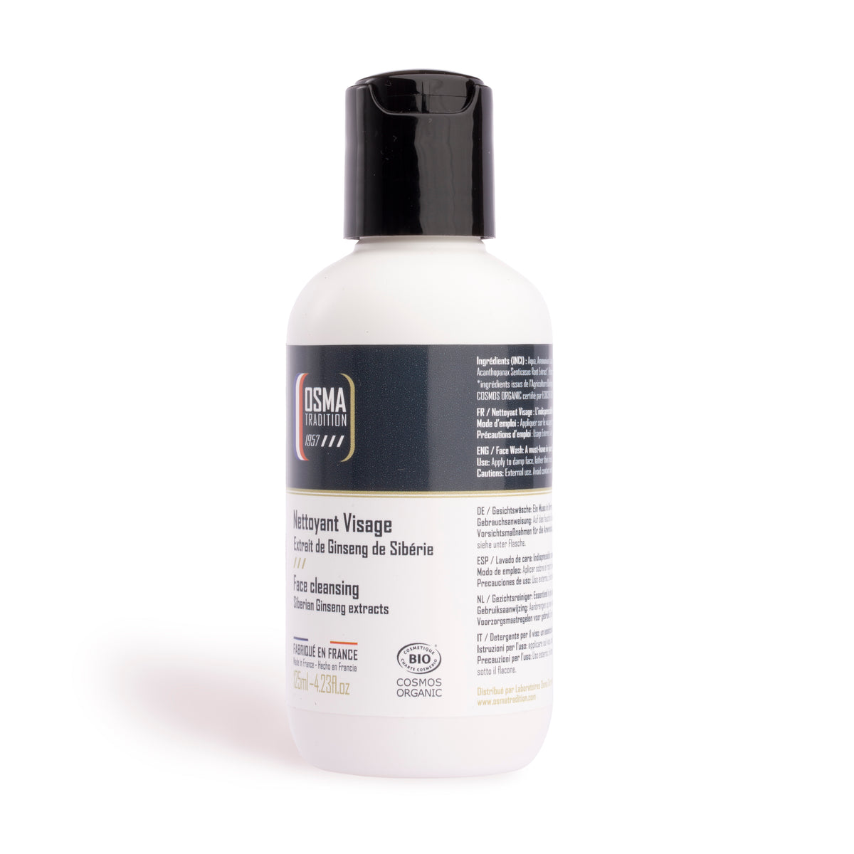 OSMA TRADITION - Gel Nettoyant Visage certifié COSMOS ORGANIC